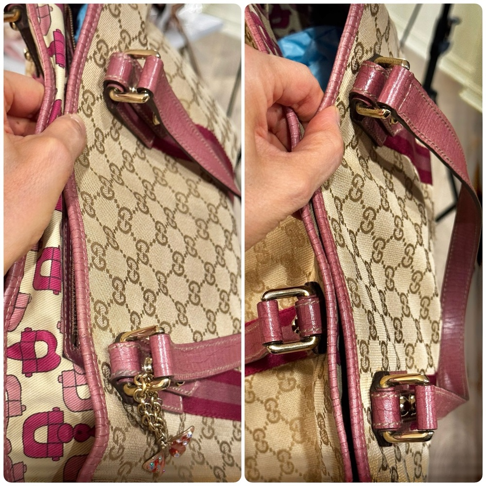 Gucci Jolicuer Tote bag with butterfly charm with COA - Picture 15 of 16